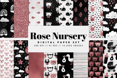 Rose Nursery Digital Paper Product Image 1