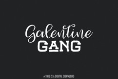 Galentine Gang PNG, Cute Valentines Day Digital Download, Product Image 1