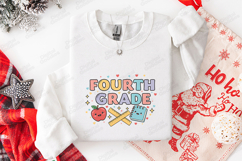 Fourth Grade SVG - Kawaii School Supplies Teacher Cut File Product Image 3