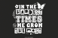 In The Hardest Times We Grow The Most PNG, Positive Product Image 1