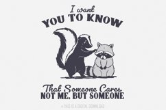 Sarcastic Saying PNG, Funny Raccoon Skunk Png, Adult Humor Product Image 1