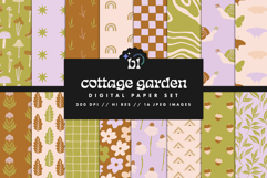 16 Cottage Garden Seamless Patterns Product Image 1