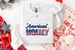 American Honey SVG - Patriotic USA Stars &amp; Stripes Cut File Product Image 1