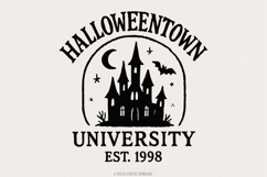 Halloweentown University Est. 1998 PNG, Spooky Halloween Product Image 1