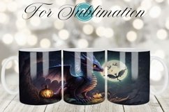 DRAGON 11OZ 12OZ AND 15OZ COFFEE MUG WRAP SUBLIMATION DESIGN Product Image 1