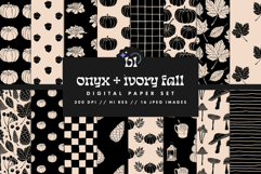 16 Onyx &amp; Ivory Fall Seamless Patterns Product Image 1
