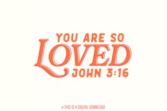 You Are So Loved PNG, Christian Verse, Bible Verse Shirt Product Image 1
