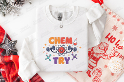 Chem Try SVG - Funny Science Atom Teacher Kawaii Cut File Product Image 3