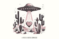 Minimalism Valentines Day Png, Howdy Valentines, Cacti Product Image 1