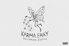 Karma Fairy Delivering Justice PNG, Butterfly PNG, Shirt Product Image 1