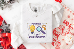 Powered By Curiosity SVG - Science Inquiry Lightbulb File Product Image 3