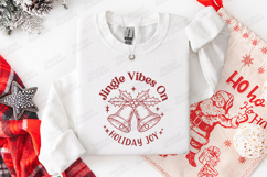Jingle Vibes On Holiday Joy SVG - Festive Christmas Bells Product Image 2