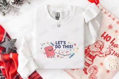 Let's Do This SVG - Cute Back to School Book Cut File Product Image 3