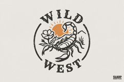 Wild West PNG Design, Vintage Western Digital Download, Product Image 1