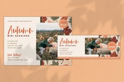 Autumn Leaves Photography Mini Session & FB Cover PSD Product Image 1