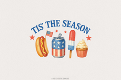 God Bless USA PNG, American Flag Digital Print, Tis the Product Image 1