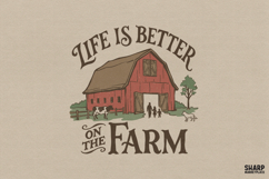 Life Is Better On The Farm, Fall PNG With Western PNG, Product Image 1