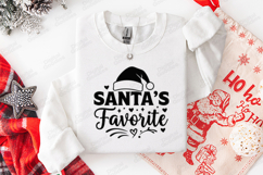 Santa's Favorite SVG, Christmas Santa Hat PNG Product Image 3