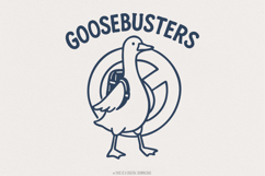 Goosebusters PNG, Funny Goose Digital Download, Parody Product Image 1