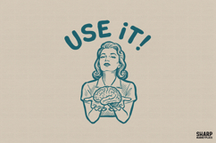 Use It! Teacher PNG, Nurse PNG, Trendy PNG, Woman With Product Image 1