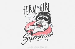 Feral Girl Summer Png, Feelin Feral Png, Summer Product Image 1