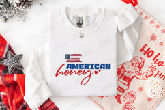 American Honey SVG - Patriotic USA 4th of July Cut File Product Image 3