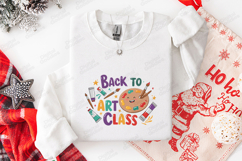 Back To Art Class SVG - Painter Palette &amp; Supplies Cut File Product Image 3