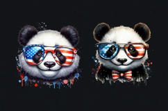 4th of July Panda sublimation print design PNG Product Image 2