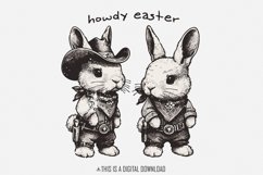 Howdy Easter PNG, Kids Easter Designs, Cute Easter Designs, Product Image 1