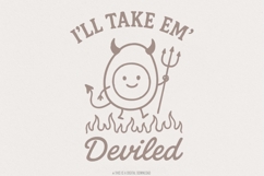 I’ll Take Em’ Deviled PNG, Cute Devil Egg Digital Download, Product Image 1