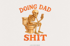 Doing Dad Shit PNG, Funny T-shirt Design, Trendy Men&#039;s Product Image 1