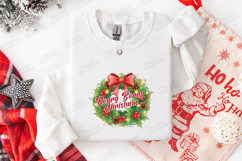 Berry Berry Christmas SVG | Festive Holly Wreath Sublimation Product Image 3