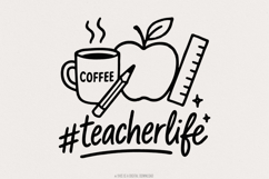 Teacher Life png, Back to School, Teacher Shirt png, Teach Product Image 1