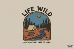 Life Wild Summer PNG, Bear PNG, Camping PNG Design With Product Image 1