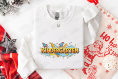 Kindergarten SVG - Rocket Ship School Supplies Cut File Product Image 3