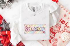 Preschool SVG - Retro Pastel Rainbow School Aesthetic File Product Image 3