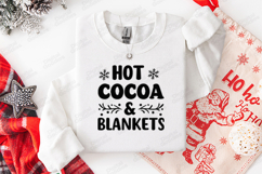 Hot Cocoa &amp; Blankets SVG | Cozy Winter Christmas Design Product Image 3
