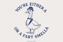 You&#039;re Either a Fart Smella PNG, Funny Goose Digital Product Image 1