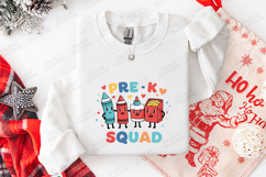 Pre-K Squad SVG - Kawaii School Supplies Preschool Cut File Product Image 3