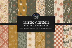 16 Rustic Garden Seamless Patterns Product Image 1