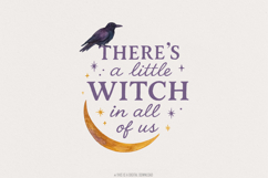 Little Witch in All of Us PNG, Witchy Halloween PNG, Magic Product Image 1