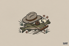 Fly Fishing Still Life, Summer Western Trendy Art, Shirt Product Image 1