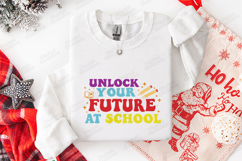 Unlock Your Future At School SVG - Motivational Student File Product Image 3