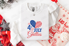 Its 4th of July Ghillies SVG - Patriotic USA Heart Cut File Product Image 3