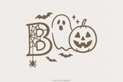 Boo PNG, Cute Halloween PNG, Halloween Clipart, Pumpkin, Product Image 1