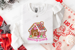 Christmas Calories SVG | Knit Gingerbread House Sublimation Product Image 3