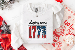 Slaying Since 1776 SVG - Patriotic USA 4th of July Cut File Product Image 3