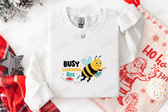 Busy Learning Bee SVG - Cute School Honeybee Cut File Product Image 3