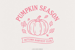 Pumpkin Season PNG, Autumn Harvest Club, Fall Shirt, Product Image 1