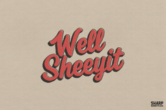 Well Sheeyit Funny Southern Saying, Sarcastic Trendy Shirt Product Image 1